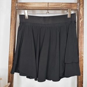Black Lululemon Tennis Athletic Skirt
